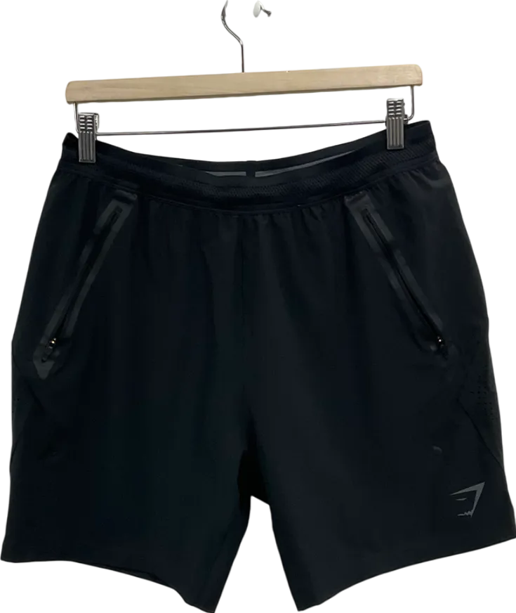 gymshark Black Running Shorts UK M