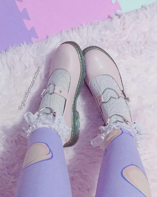 Heart Garter Belt Buckle Shoes KF30020