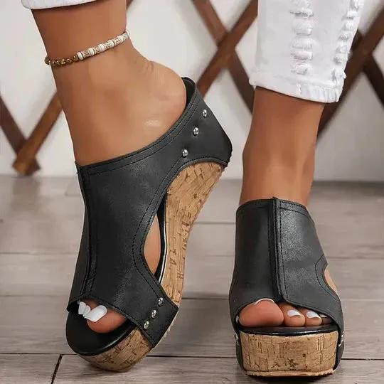 HELEN - STYLISH ORTHOPAEDIC WEDGE SANDALS