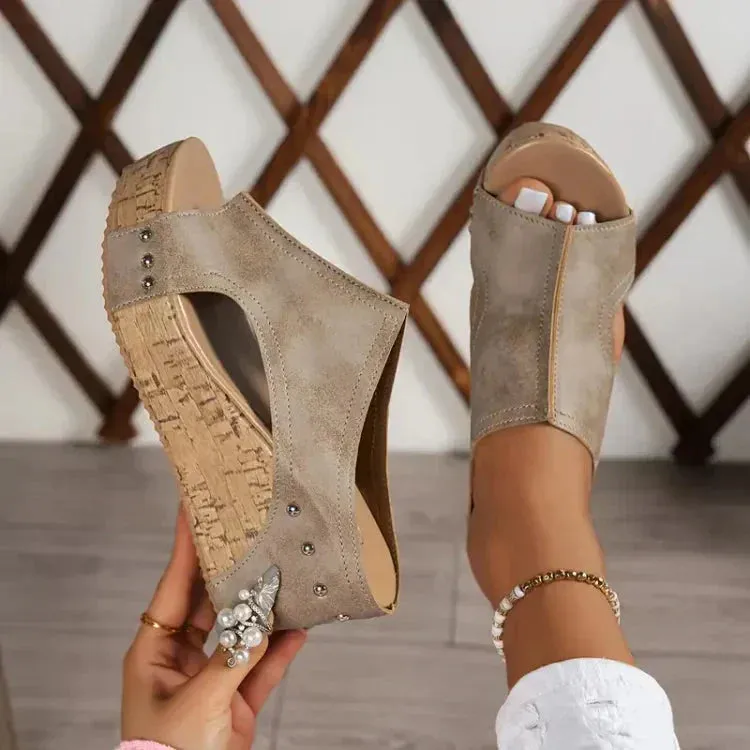 HELEN - STYLISH ORTHOPAEDIC WEDGE SANDALS