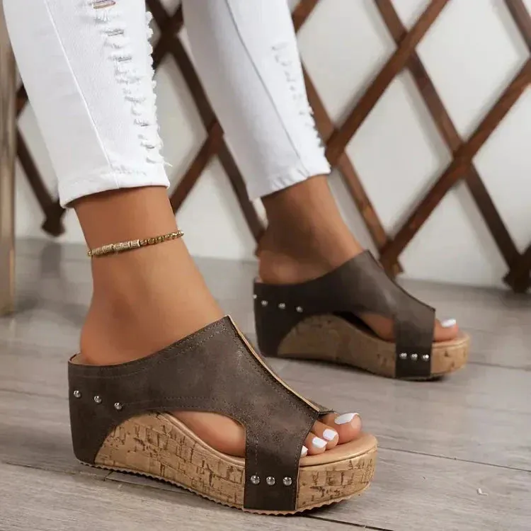 HELEN - STYLISH ORTHOPAEDIC WEDGE SANDALS