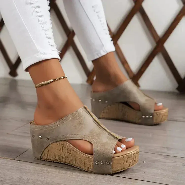 HELEN - STYLISH ORTHOPAEDIC WEDGE SANDALS