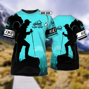 Hiking - Personalized Name 3D Tshirt - Boom