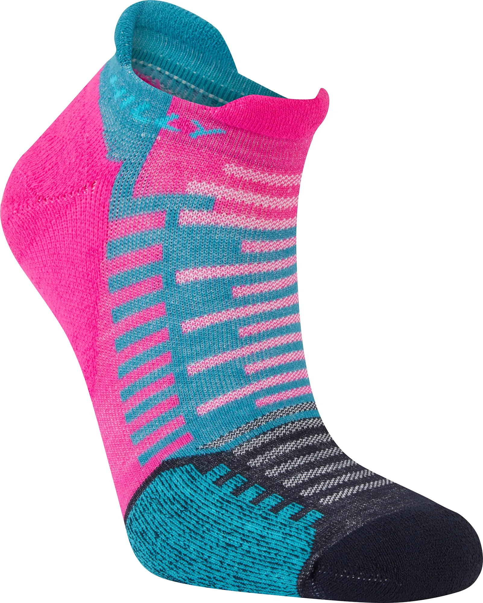 Hilly Active Socklet Running Socks - Pink