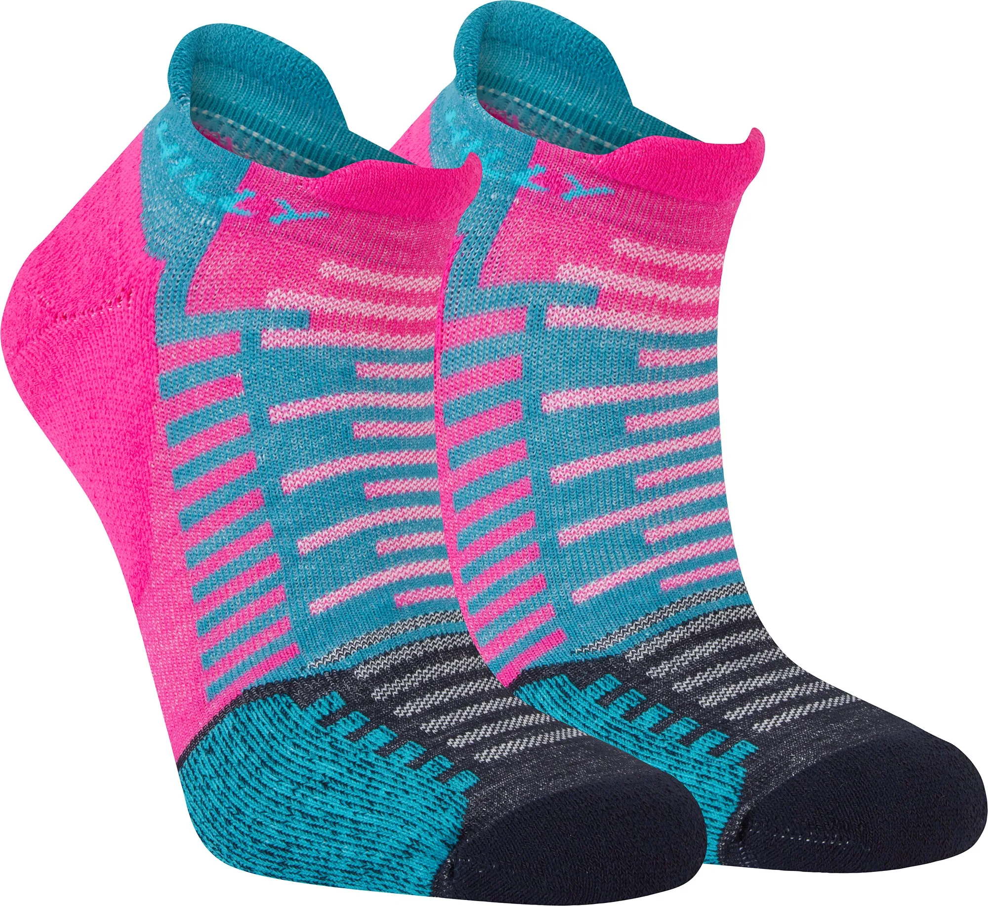 Hilly Active Socklet Running Socks - Pink