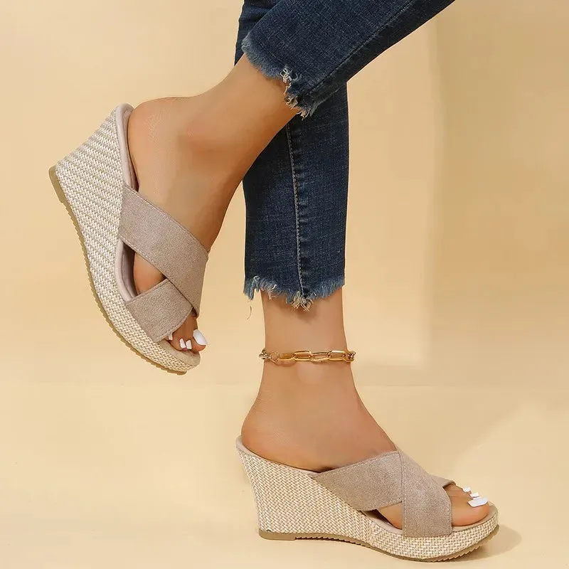 IRIS - STYLISH EVERYDAY WEDGE SANDALS