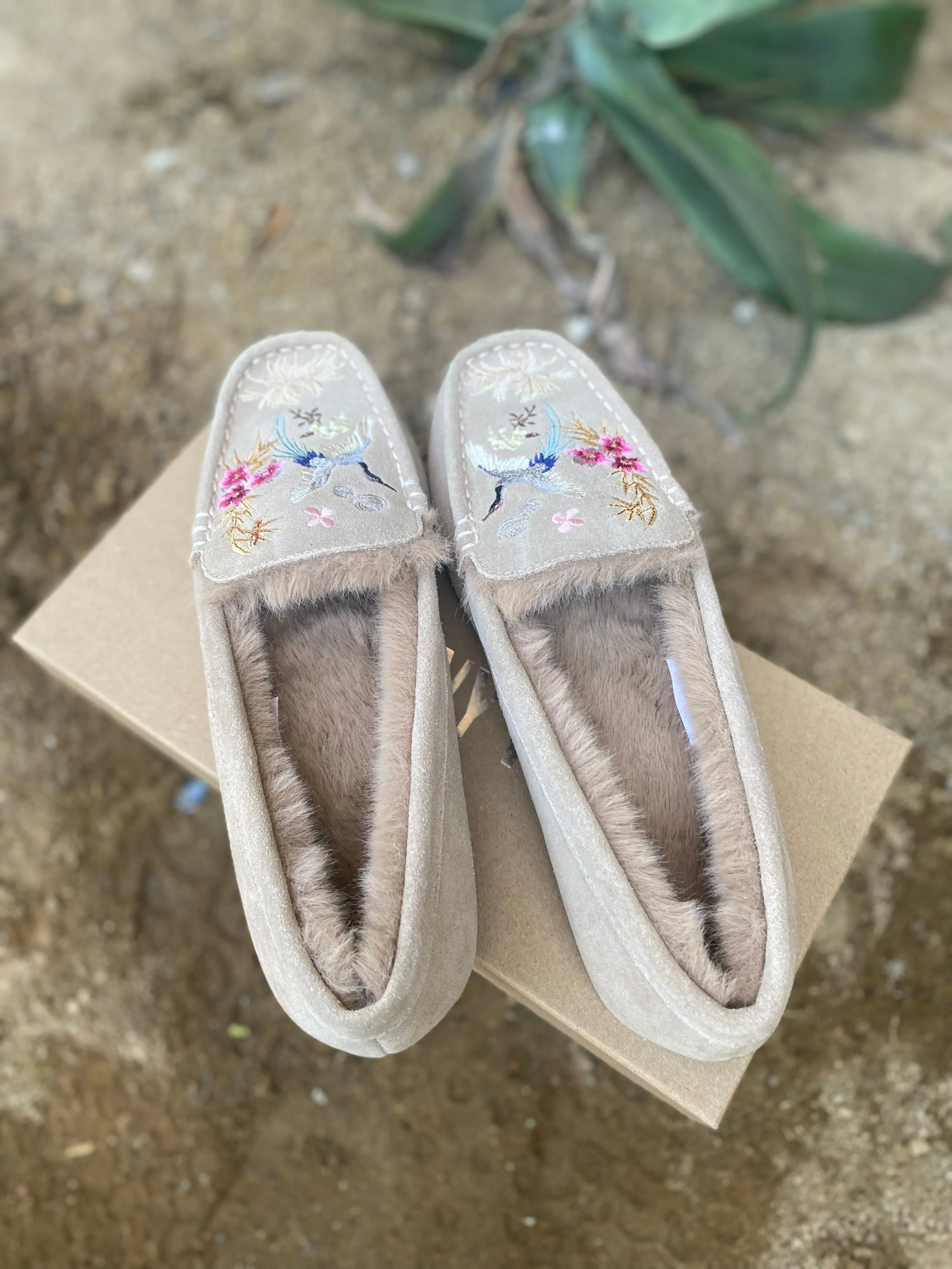 Johnny Was Emiko Sherpa Moccasin JWS7422 *