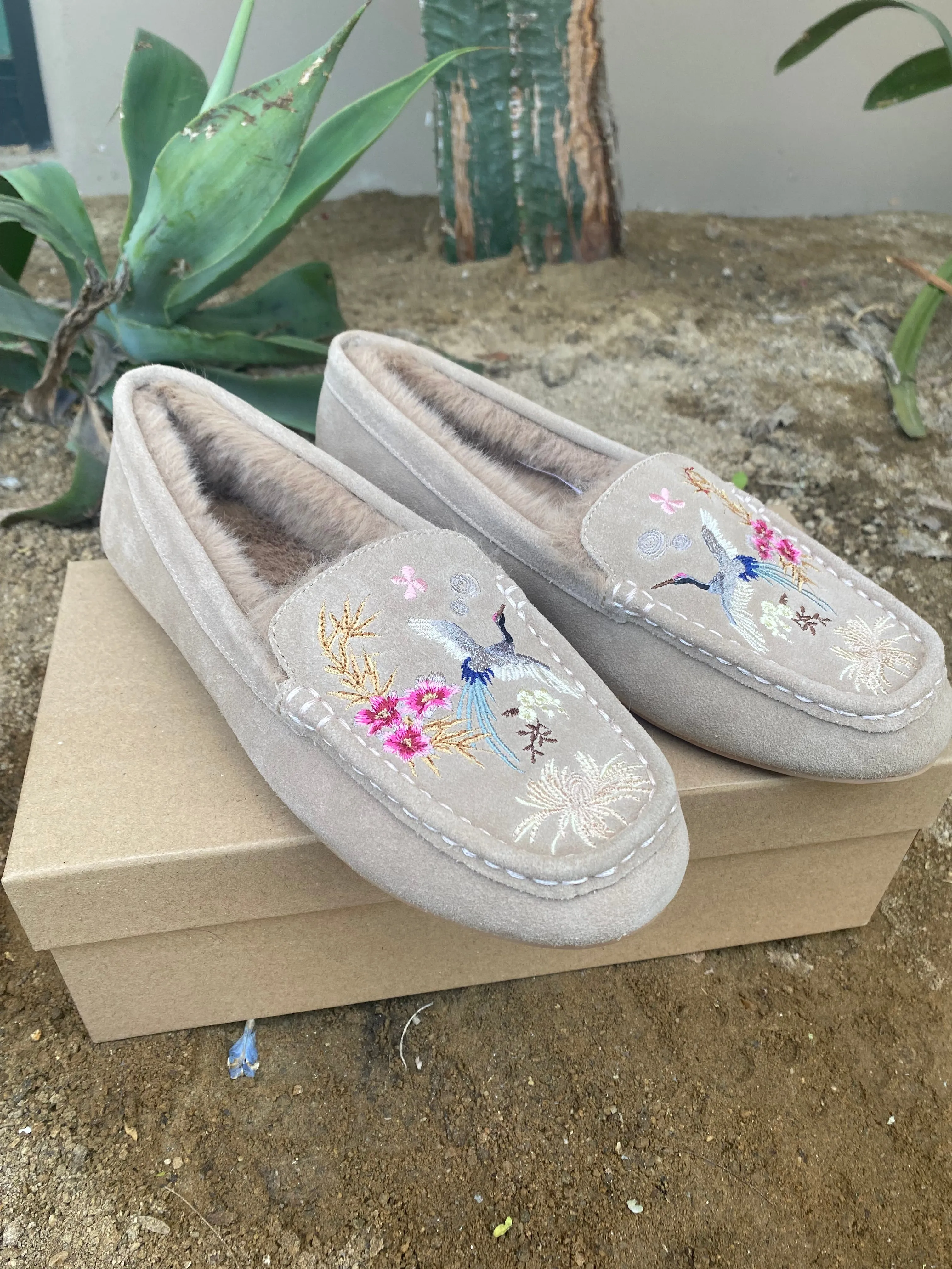 Johnny Was Emiko Sherpa Moccasin JWS7422 *