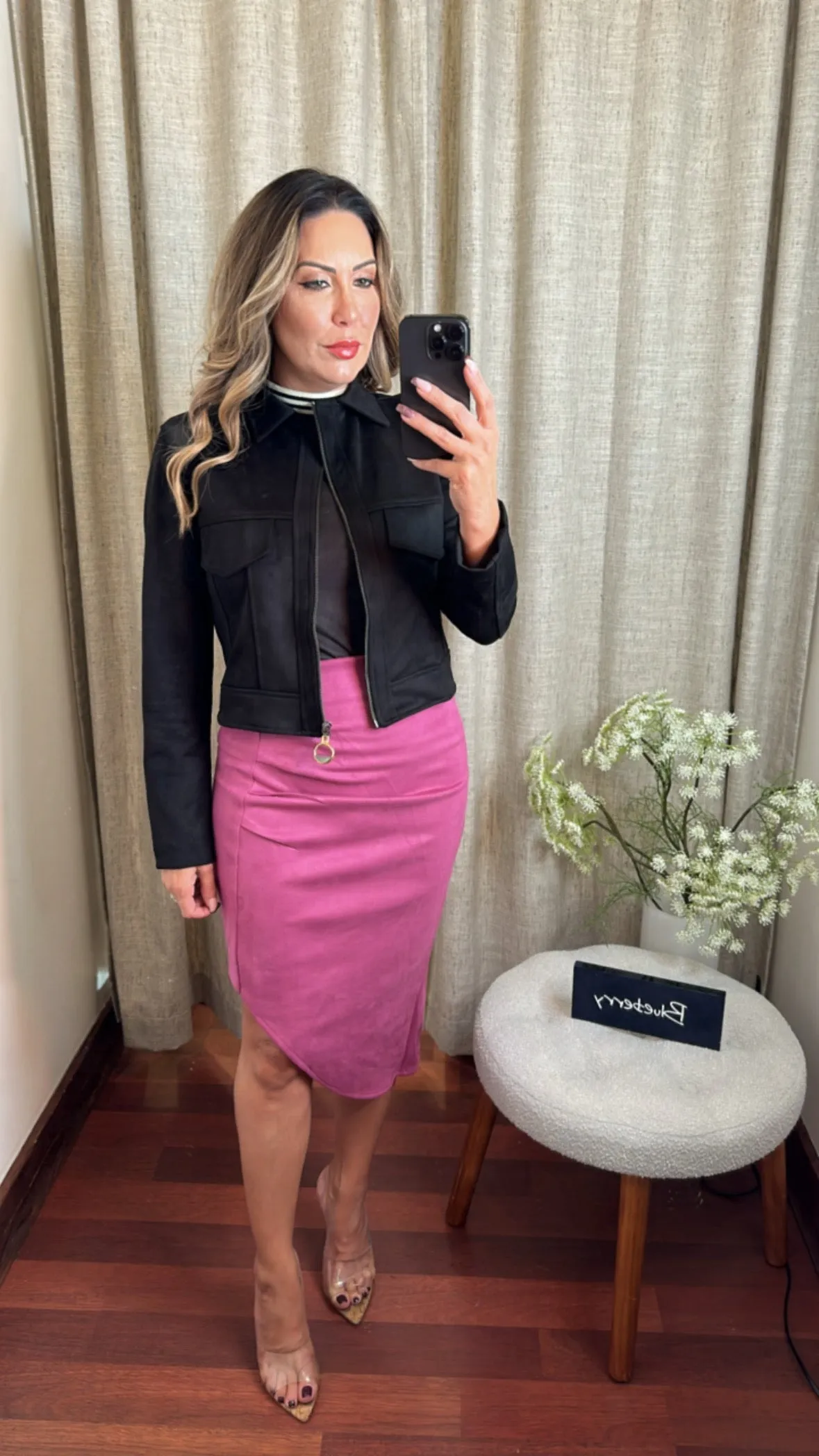 KALANI SKIRT CHOLET SUEDE 801230206
