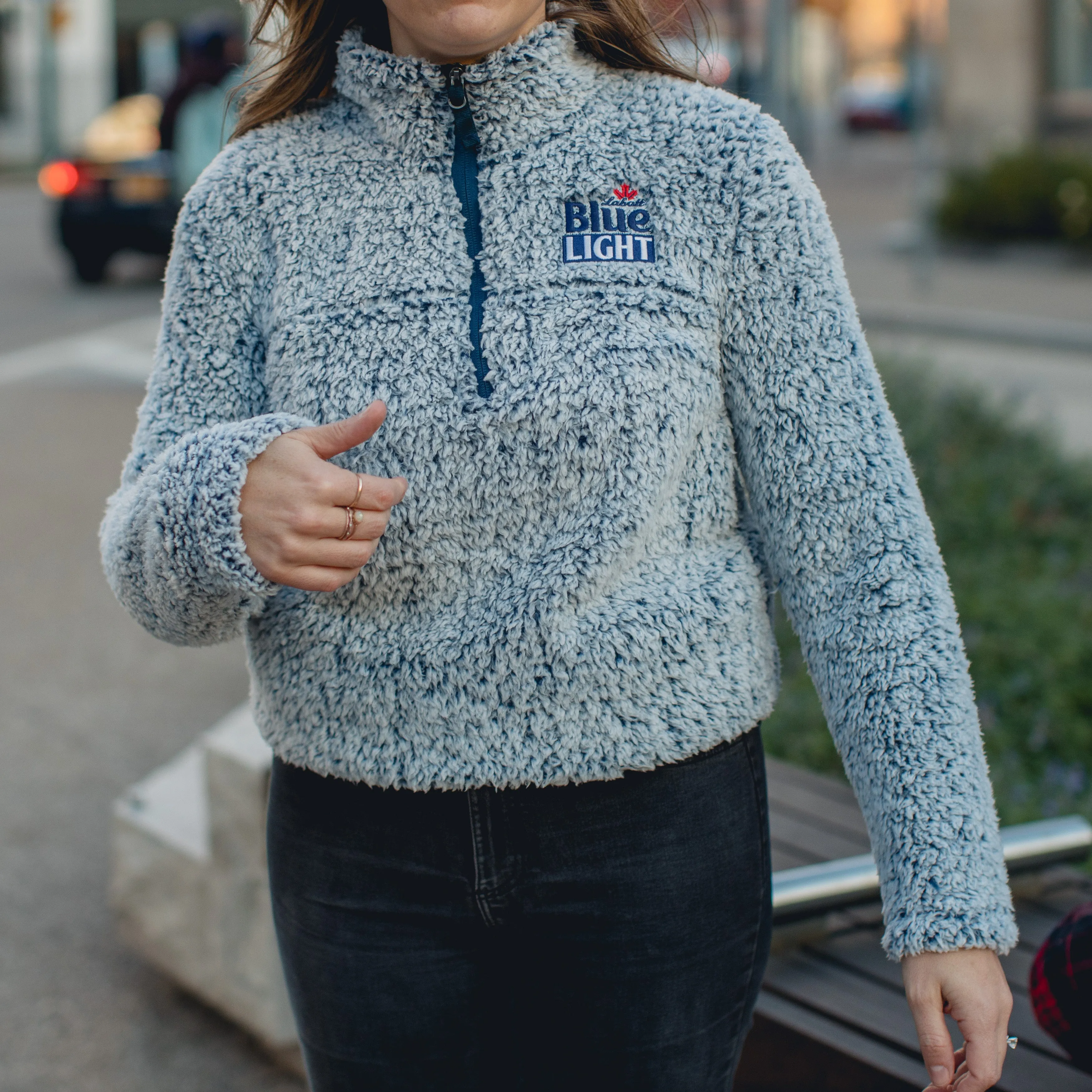 Labatt Blue Light Women's 1/4 Zip Fleece