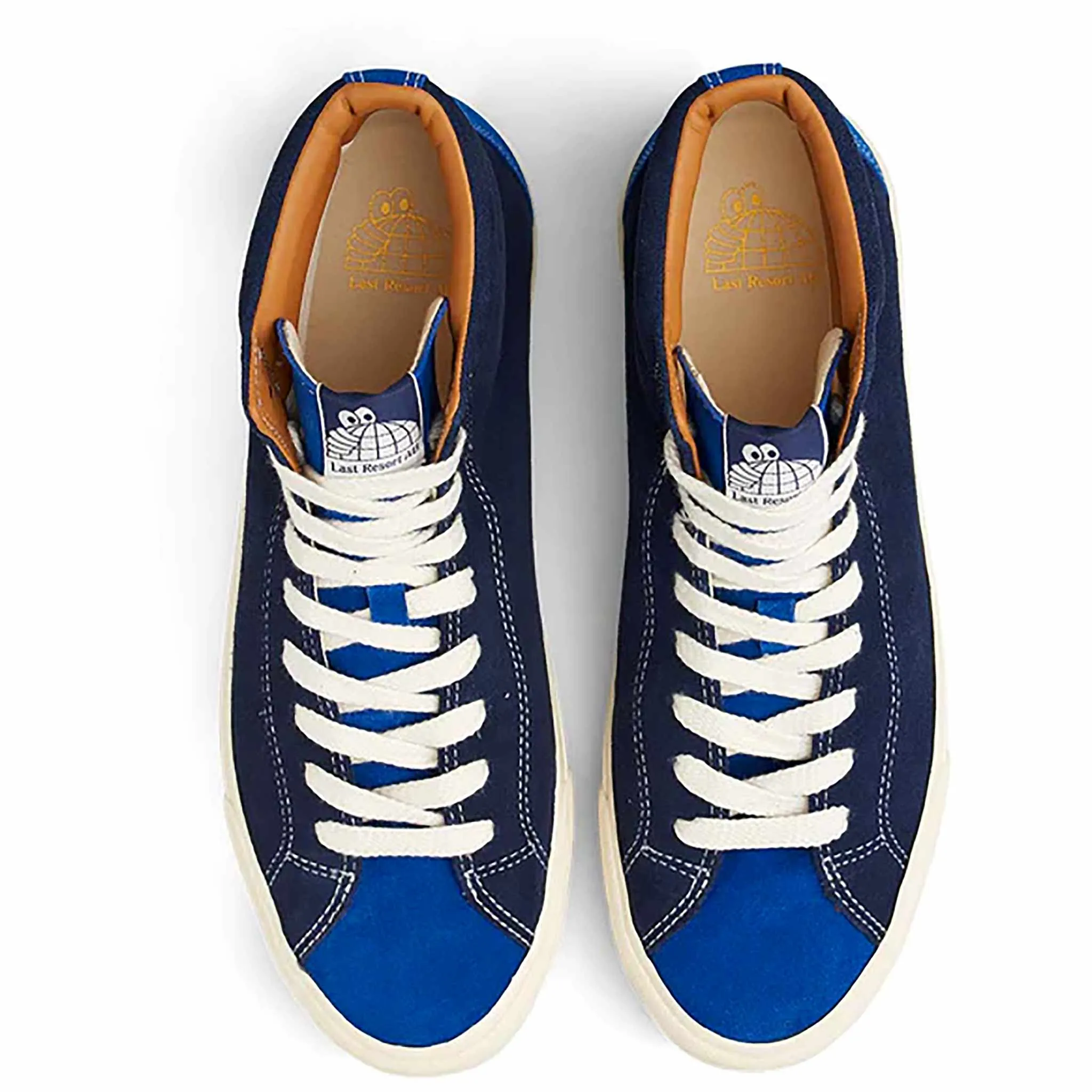 Last Resort AB VM003 HI Suede Duo Blue/White
