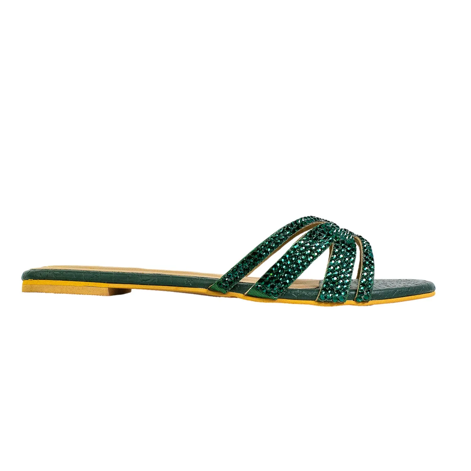 Layal Flats S87F - Green