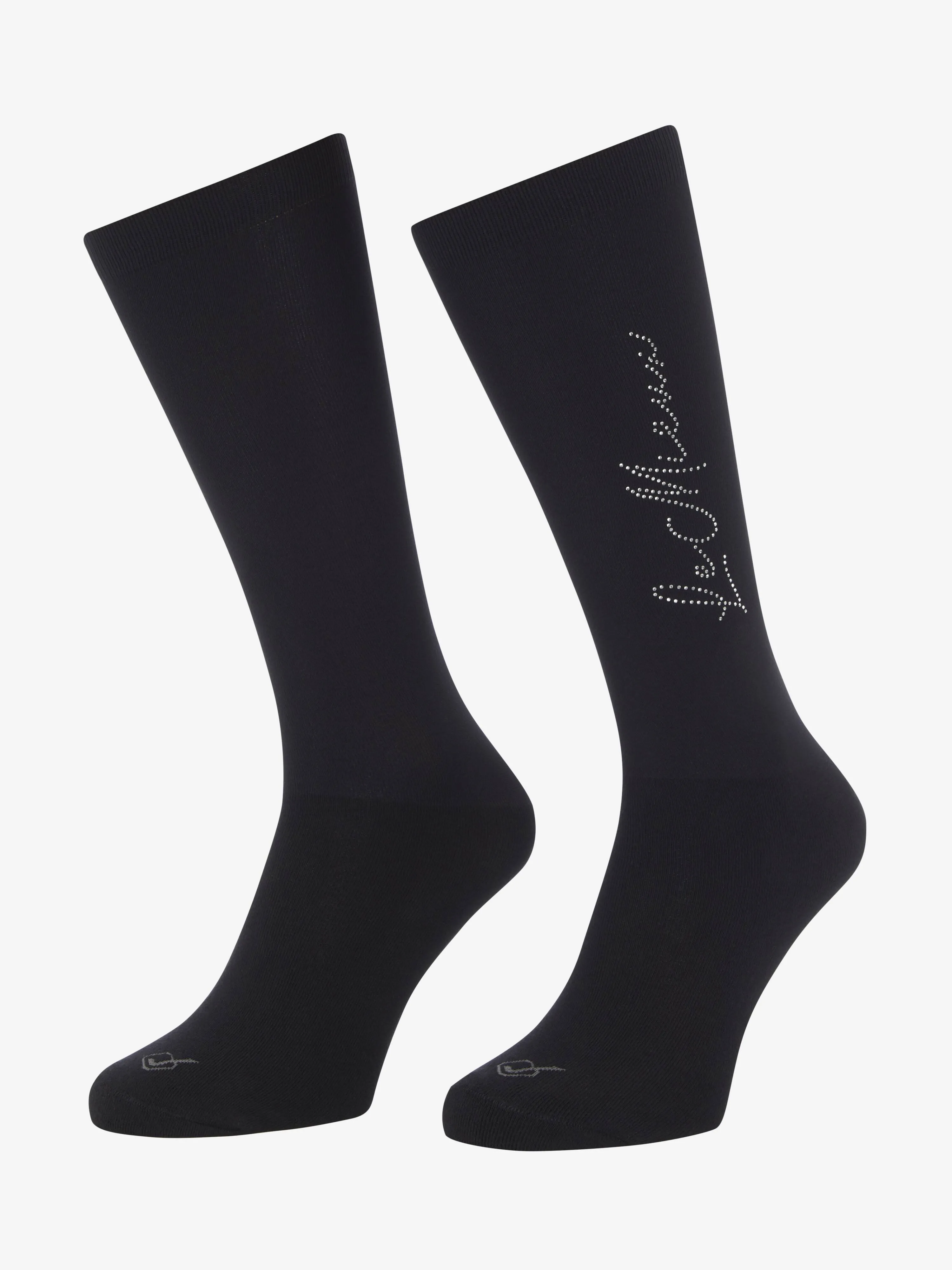 LeMieux Junior Black Sparkle Competition Socks