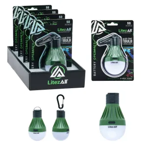 LitezAll PortaBulb® with Carabiner -ALL SALES FINAL