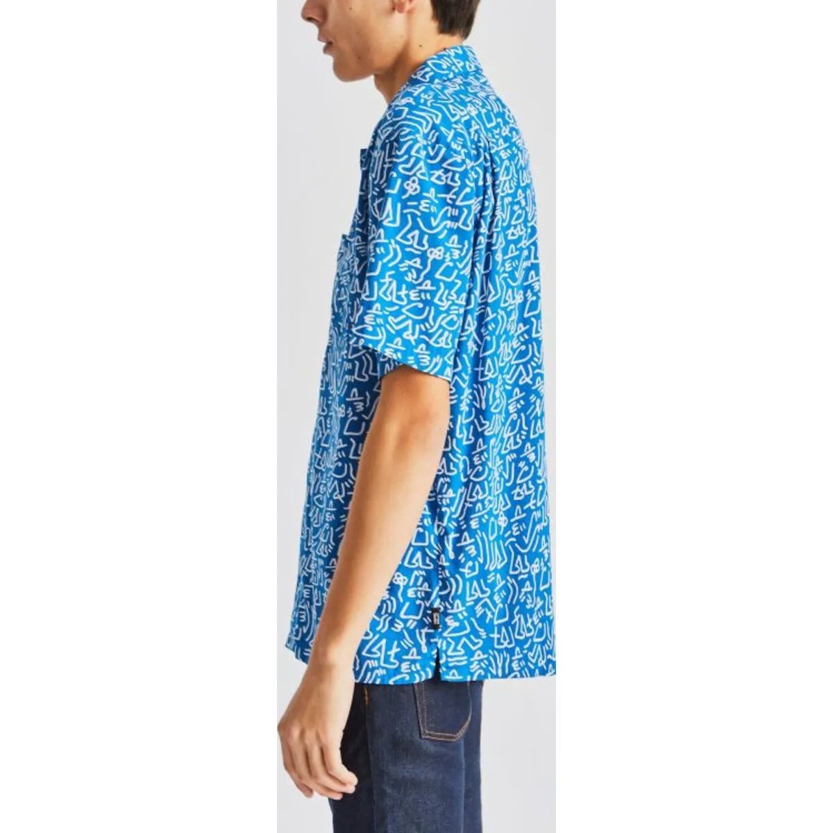 Lovitz S/S Woven - Royal/White