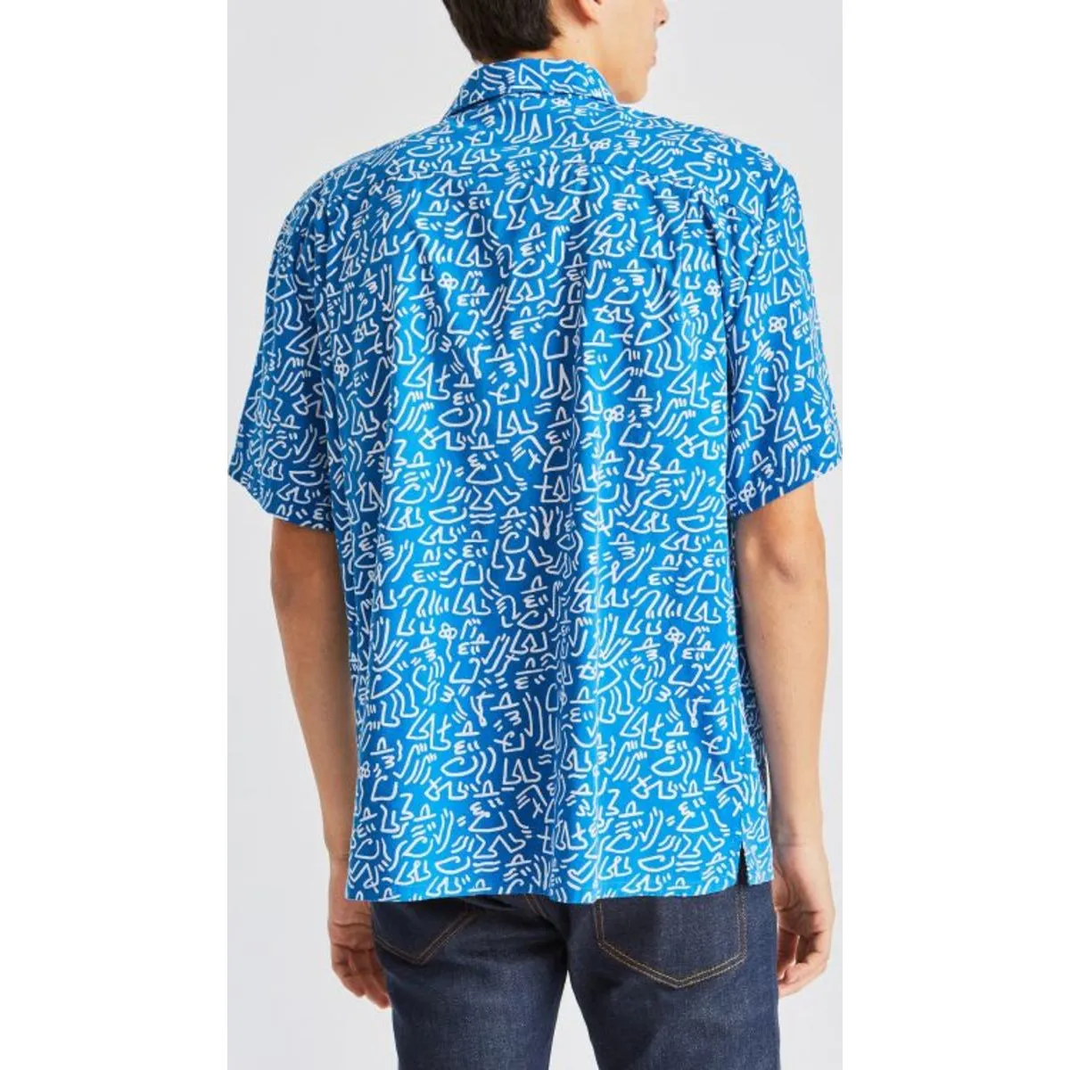 Lovitz S/S Woven - Royal/White