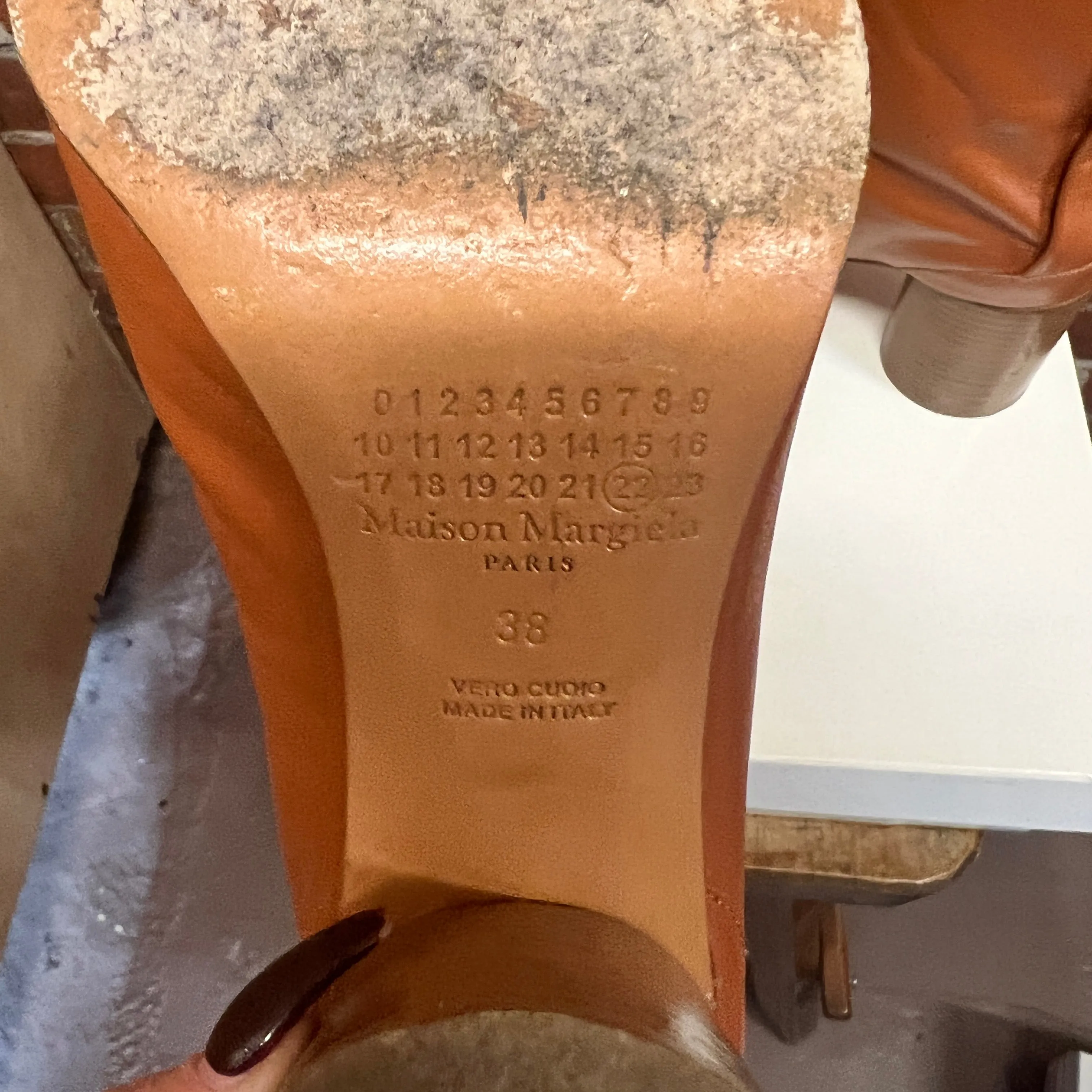 MARTIN MARGIELA Tabi boots 38