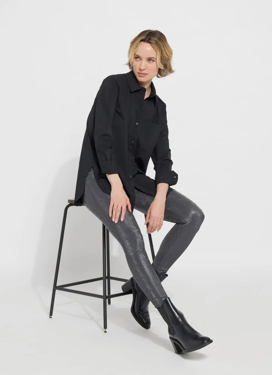 Matilda Patent Foil Legging (28" Inseam)
