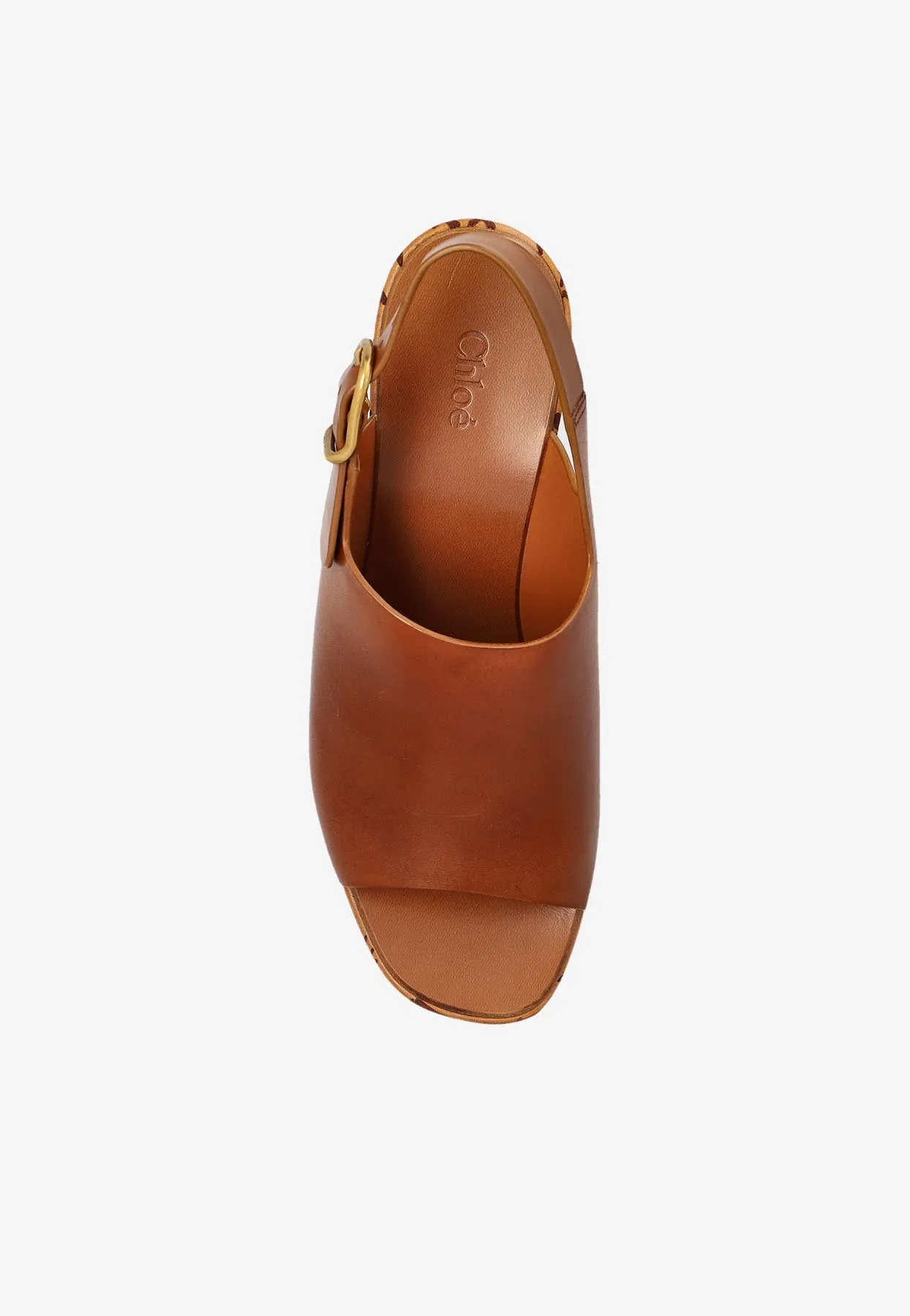 Maxime 130 Leather Wedge Sandals