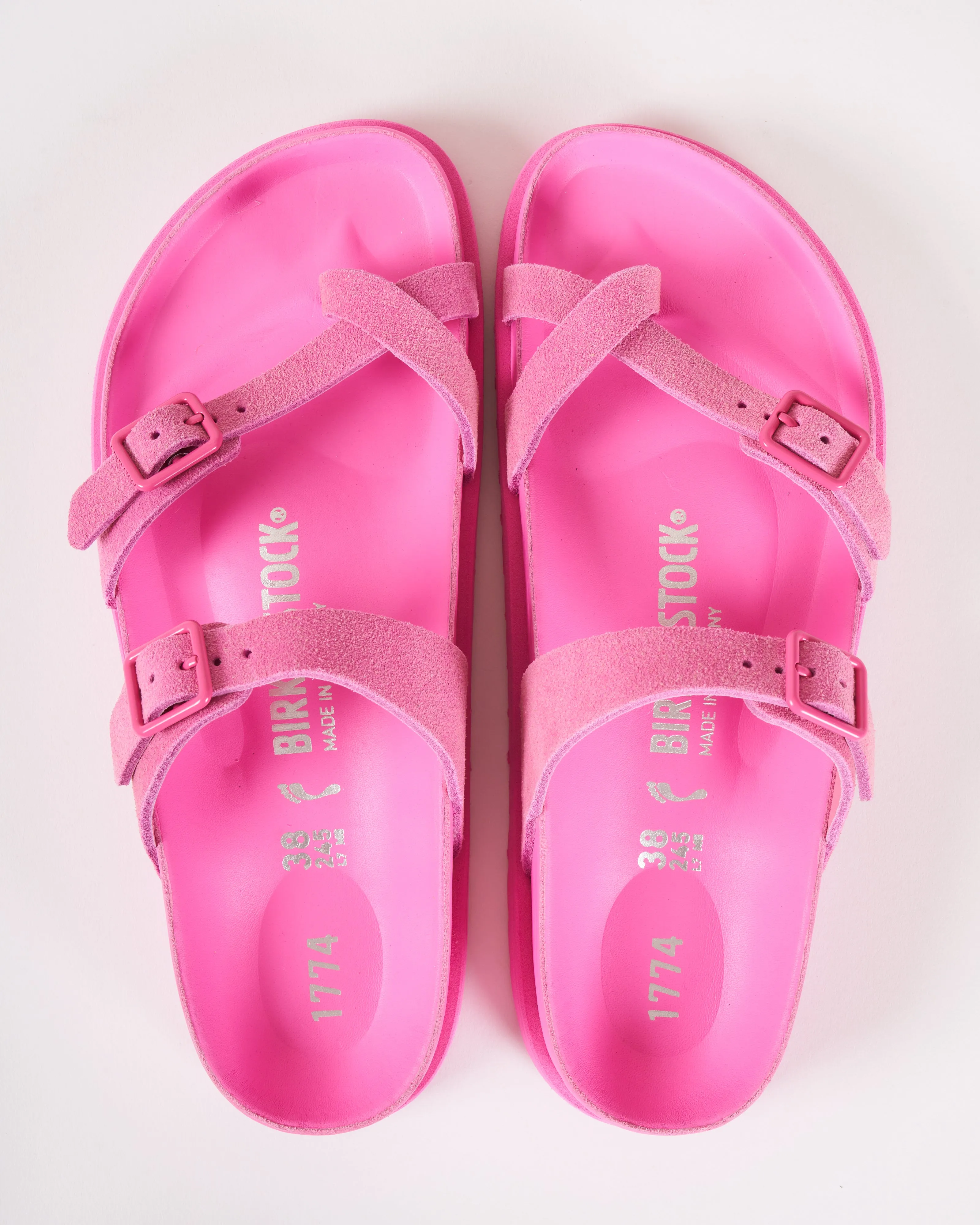 mayari suede sandal - pink