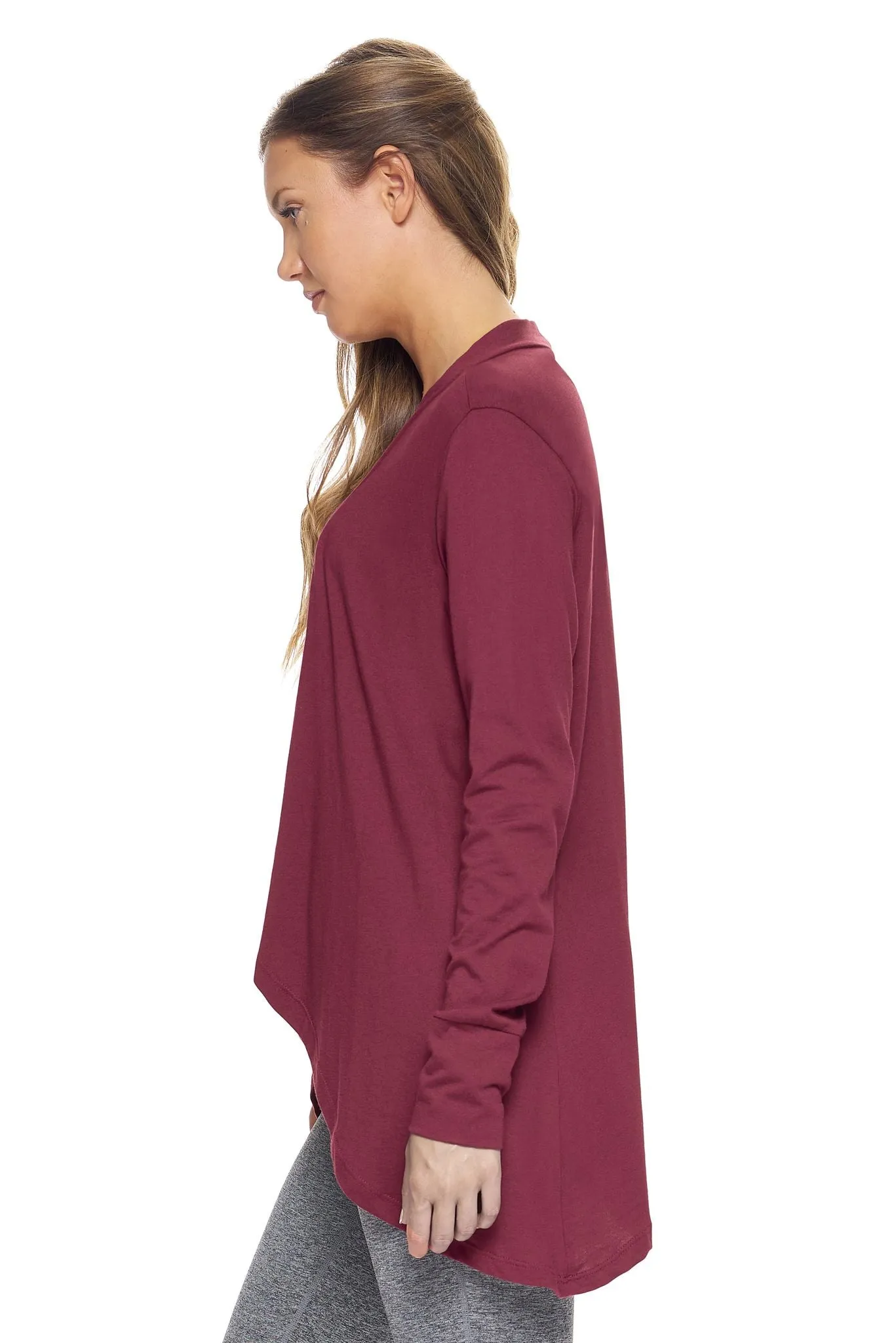 MC331 MoCA™ Drape Front Cardigan