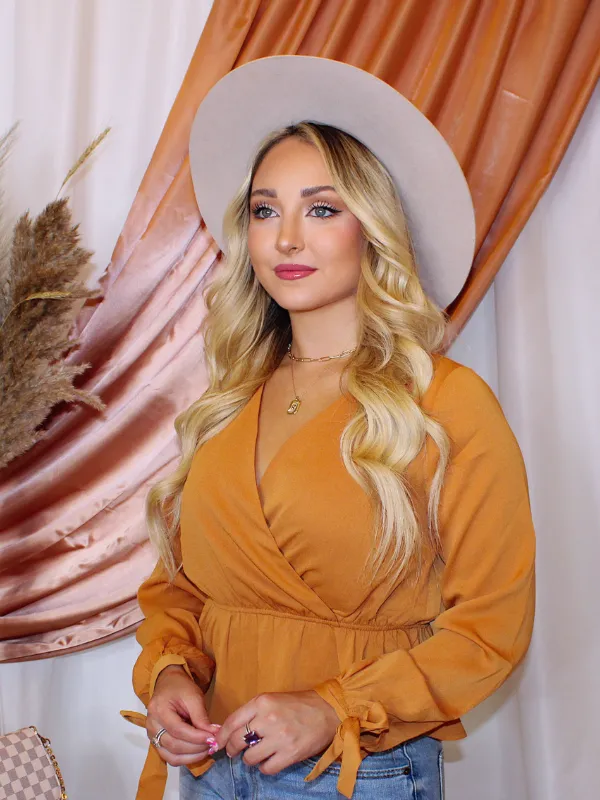 Meet Me At The Pumpkin Patch Top, Cinnamon