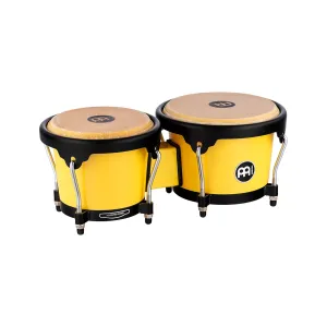 MEINL Percussion HB50IY 6.5inch   7.5inch Journey Series ABS Bongo, Illuminating Yellow