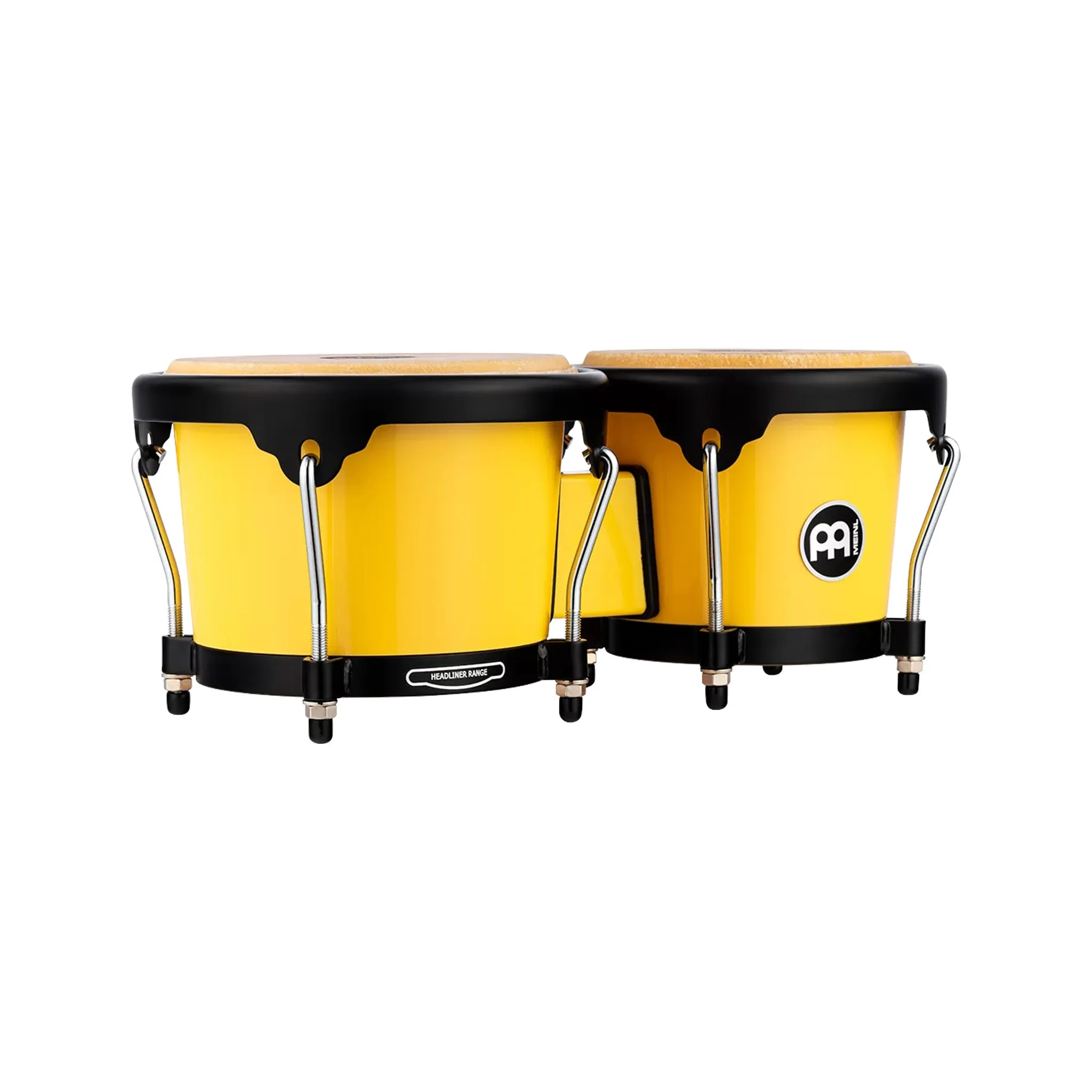 MEINL Percussion HB50IY 6.5inch   7.5inch Journey Series ABS Bongo, Illuminating Yellow