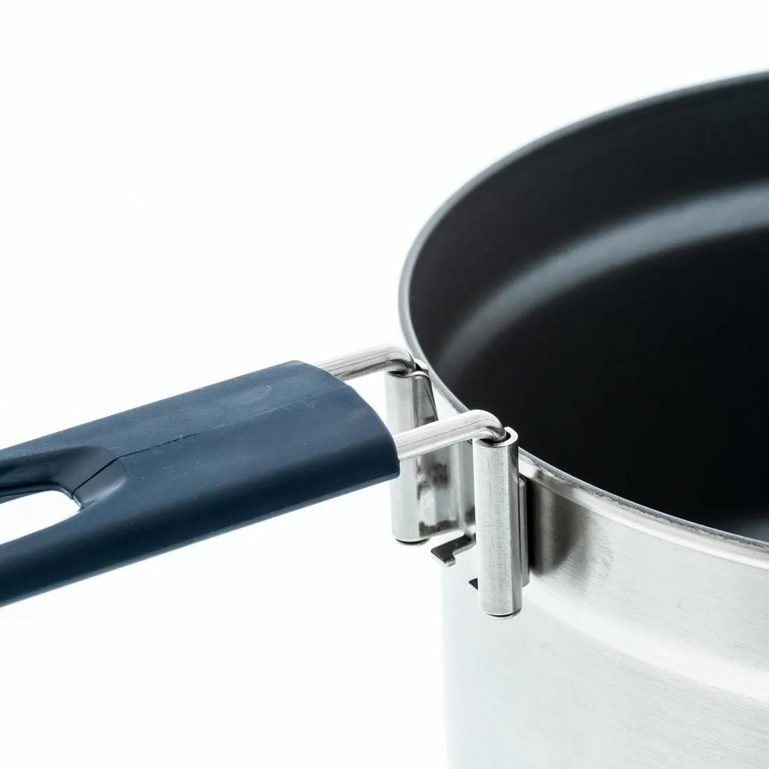 MH500 stainless stell 2-person camping cooking set   non-stick coating, 2.1 l