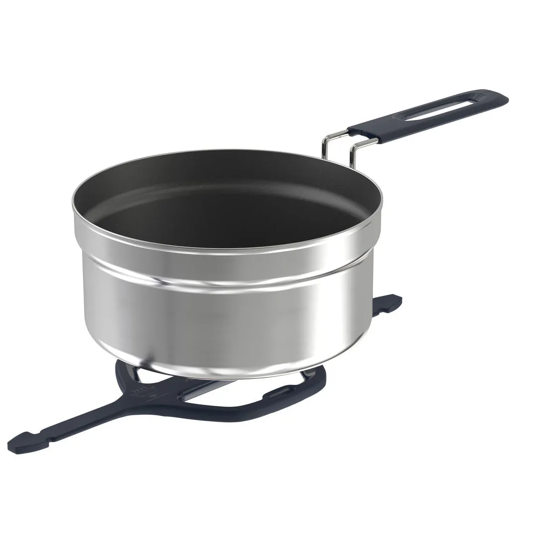 MH500 stainless stell 2-person camping cooking set   non-stick coating, 2.1 l