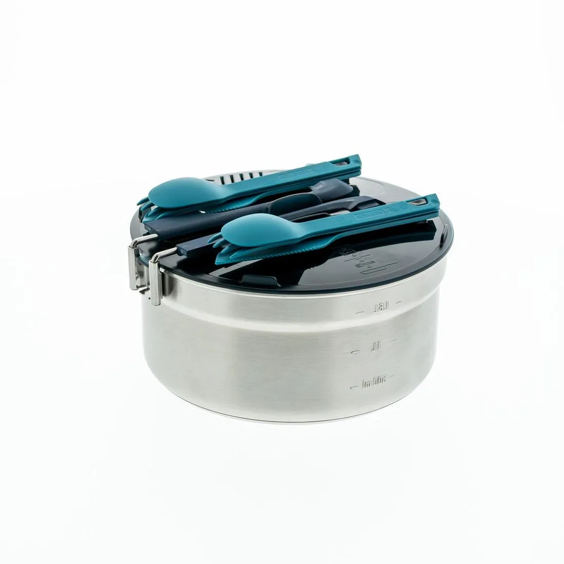 MH500 stainless stell 2-person camping cooking set   non-stick coating, 2.1 l