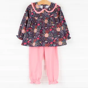 Monday Blooms Pant Set, Pink