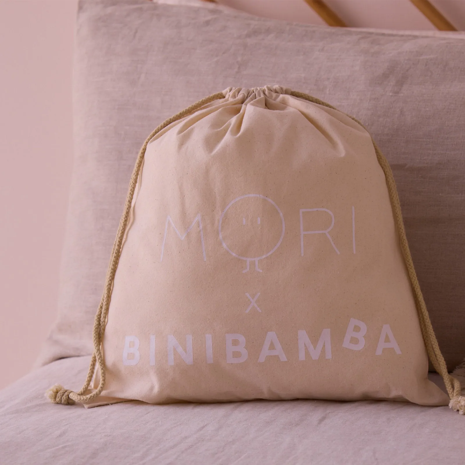MORI x BINIBAMBA Sleepsuit, Booties & Crochet Toy Gift Set