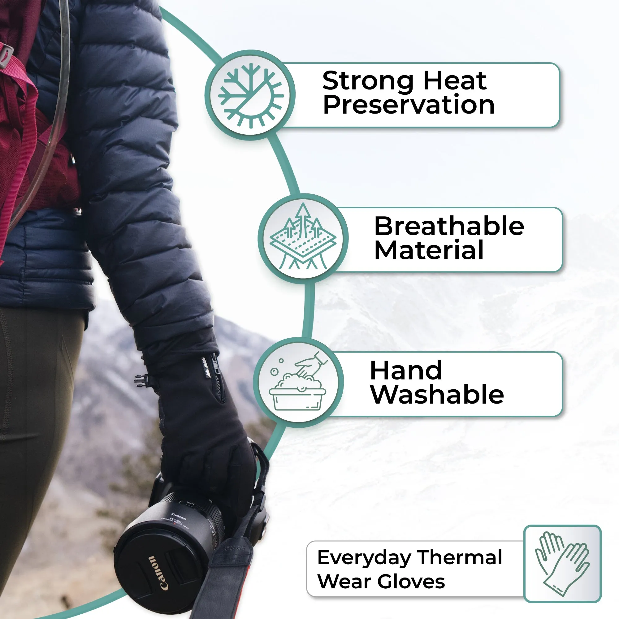 Mountain Made Cold Weather Gloves (Single)