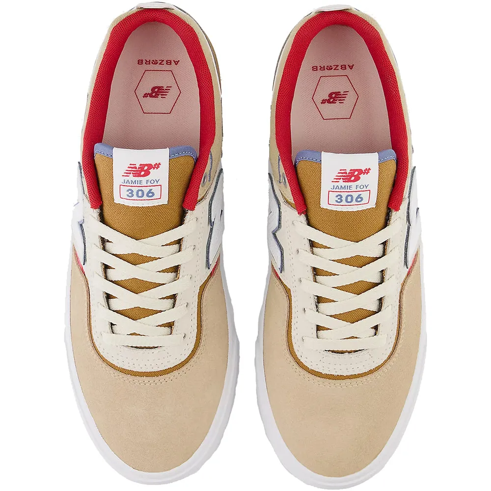 New Balance Numeric Jamie Foy 306 Shoes Tan/White