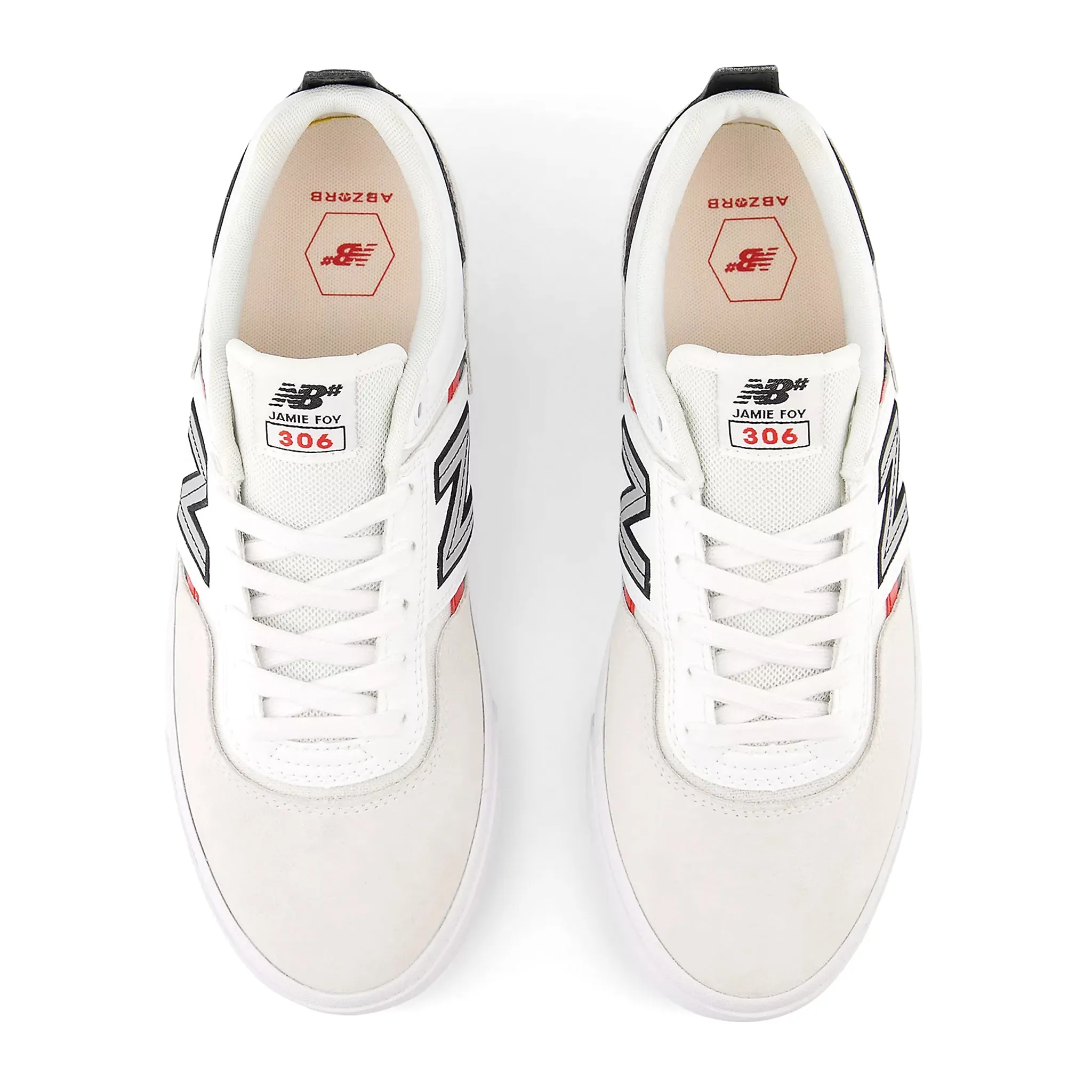 New Balance Numeric Jamie Foy 306OLS White / Red Sale