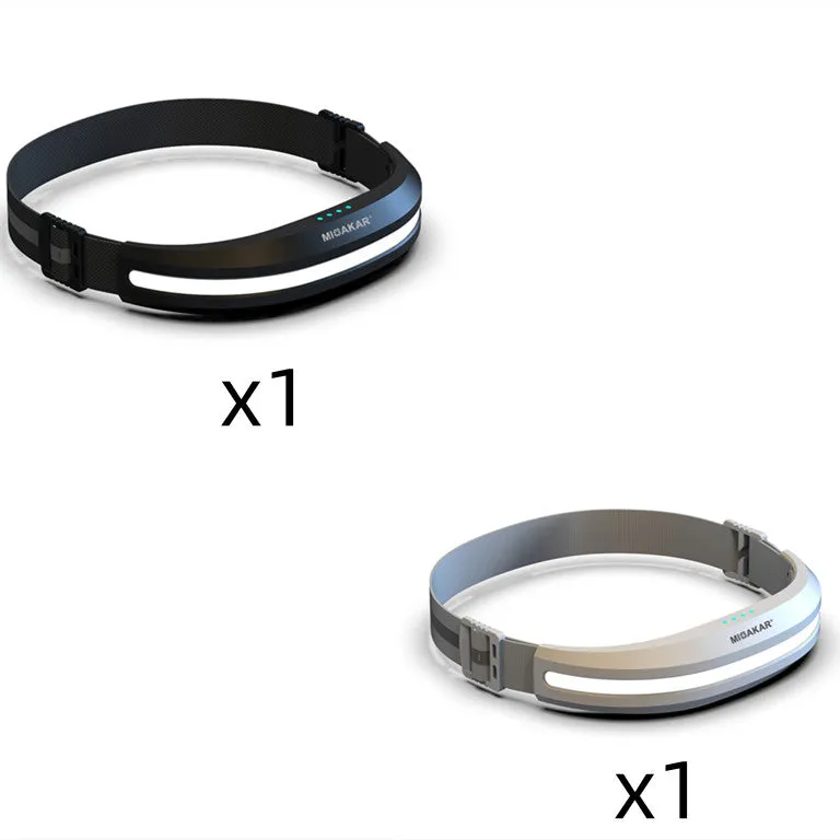 New Modern LED USB Chargeable 230 Degree 50 Square Meters Range Waterproof Hand-Free Headlight For Outdoor Explorational Adventures