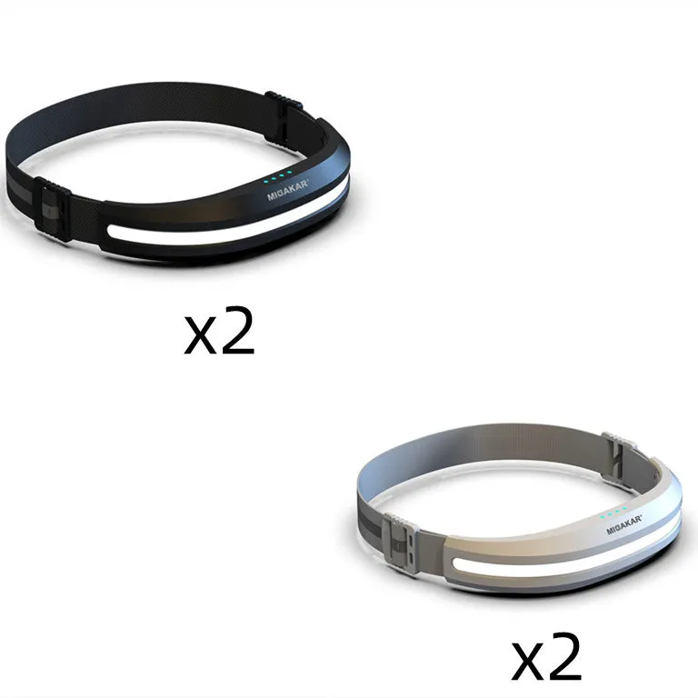 New Modern LED USB Chargeable 230 Degree 50 Square Meters Range Waterproof Hand-Free Headlight For Outdoor Explorational Adventures