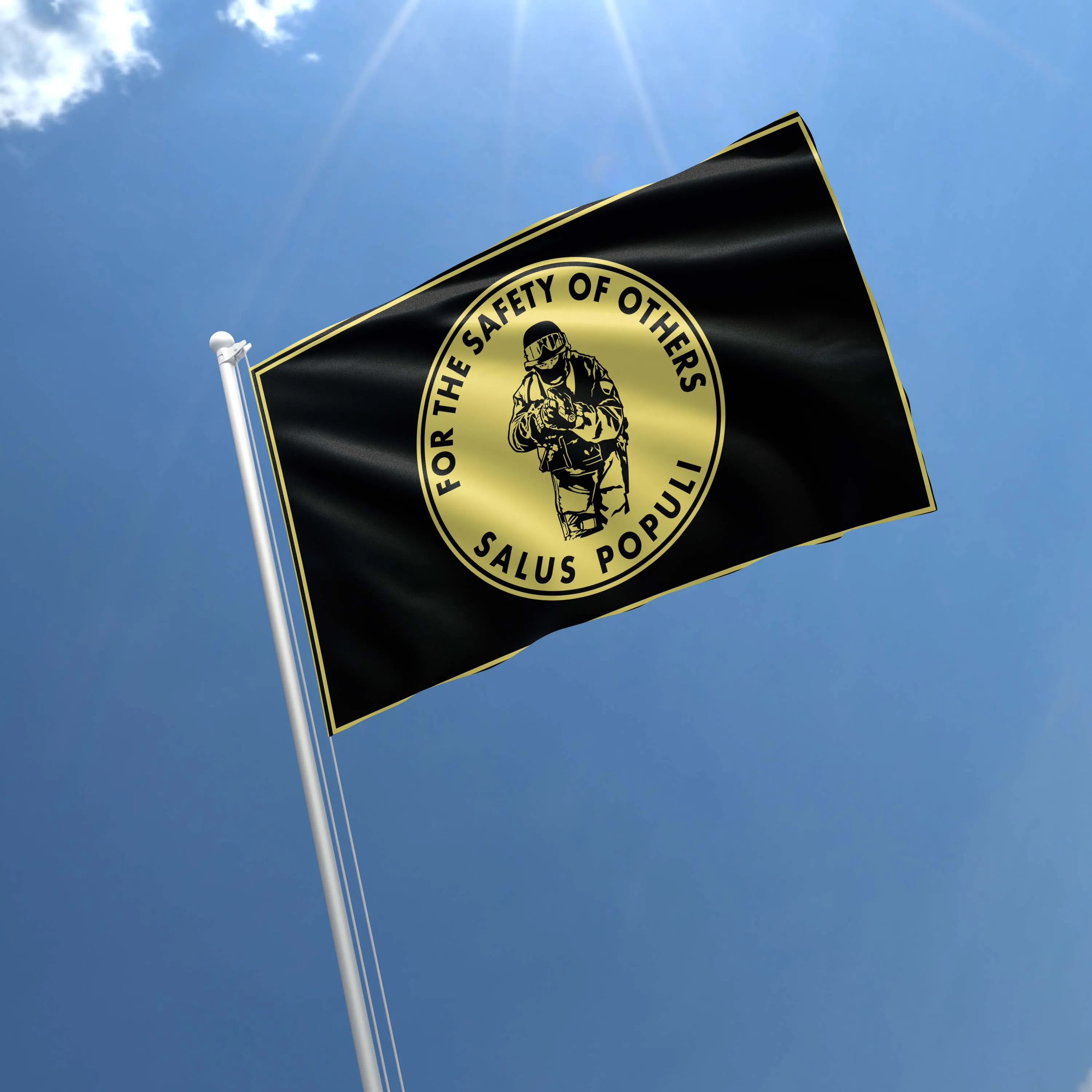 New York State Police Special Operations Response Team Flag Banner
