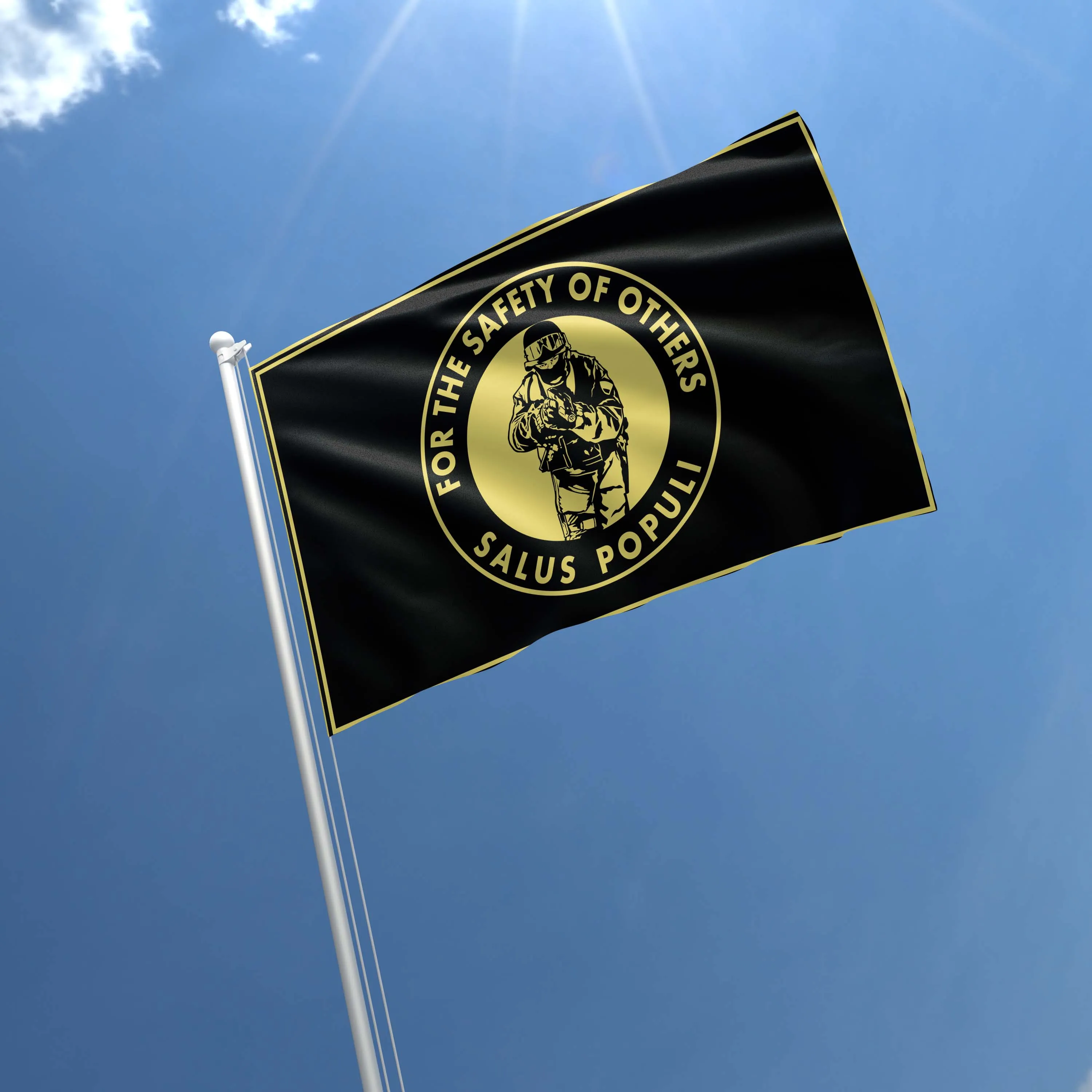 New York State Police Special Operations Response Team Flag Banner
