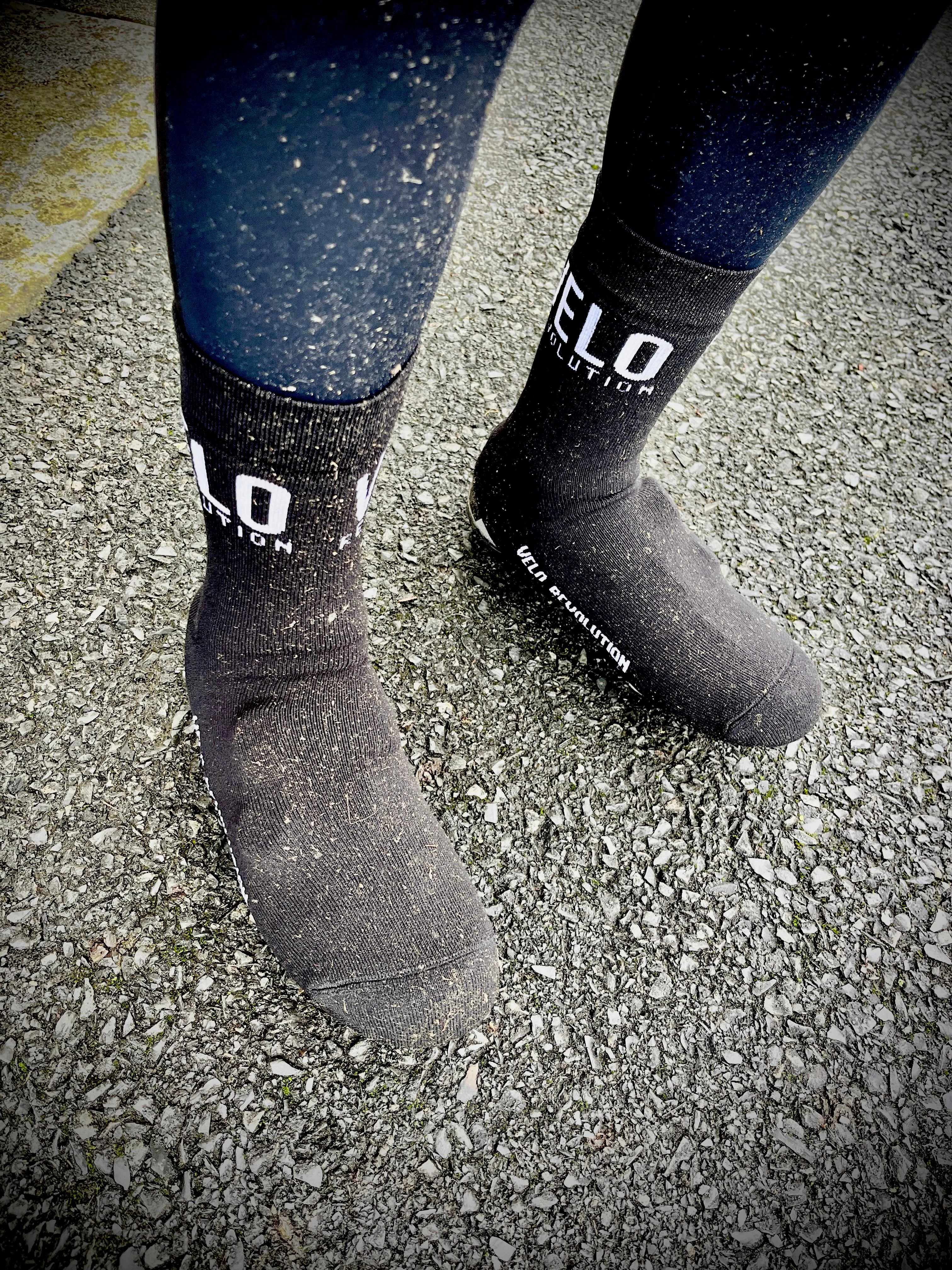 OVER SOCKS - BELGIAN BOOTIES SIGNATURE BLACK BV's