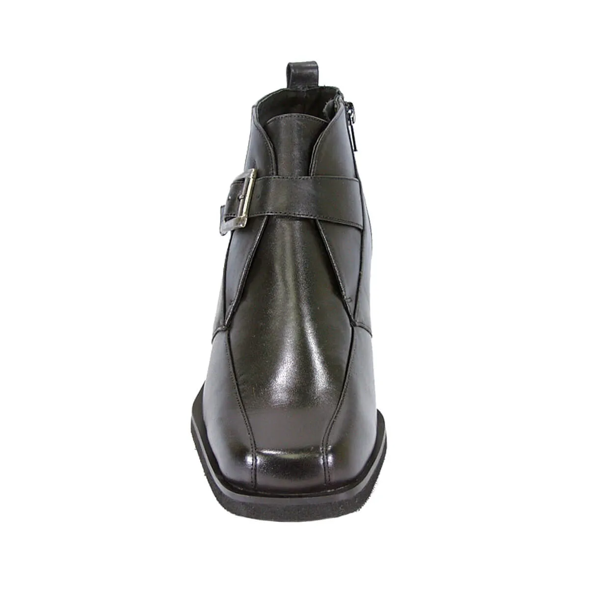 PEERAGE Zuri Women's Wide Width Leather Dress Booties