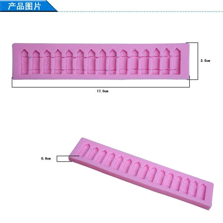 Picket Fence Silicone Mold -food mold / uv resin molds C074