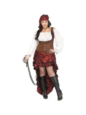 Pirate Queen Adult Costume Plus Size