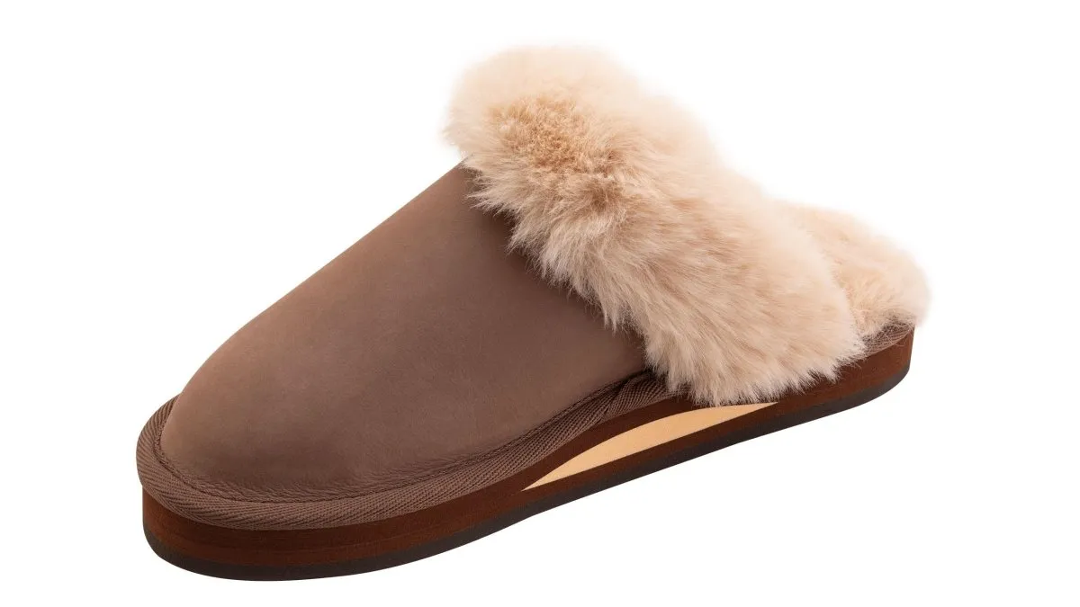 Rainbow Sandals Women's Sunset Snugs Premier Leather Expresso Slipper