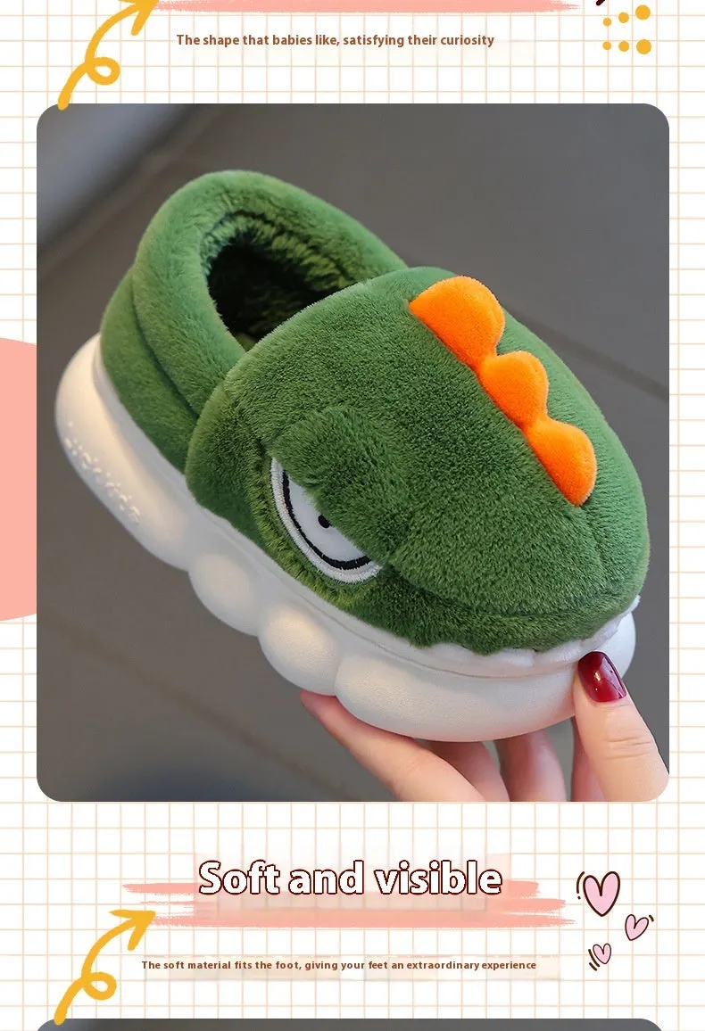 Rawr Into Cozy Fun with These Dinosaur Slippers!