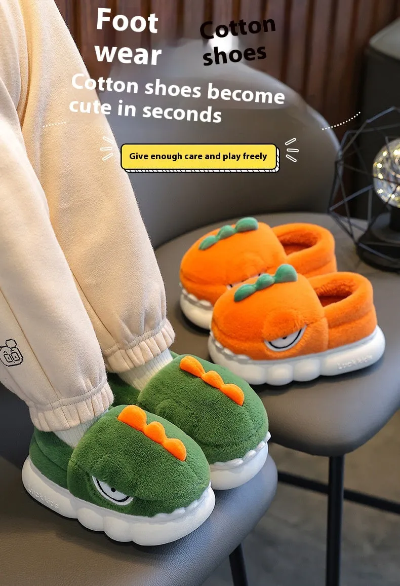 Rawr Into Cozy Fun with These Dinosaur Slippers!