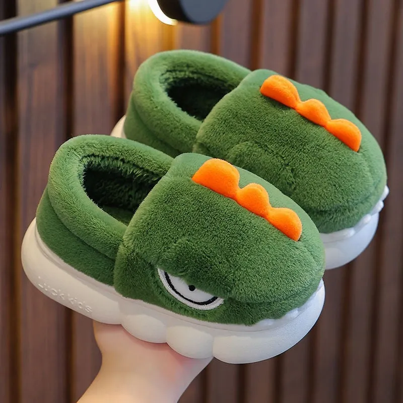 Rawr Into Cozy Fun with These Dinosaur Slippers!