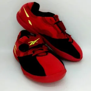 Reebok Suede Wrestling/Power Olympic Lifting Mens Pre-owned Red Shoes- sz. 6 1/2