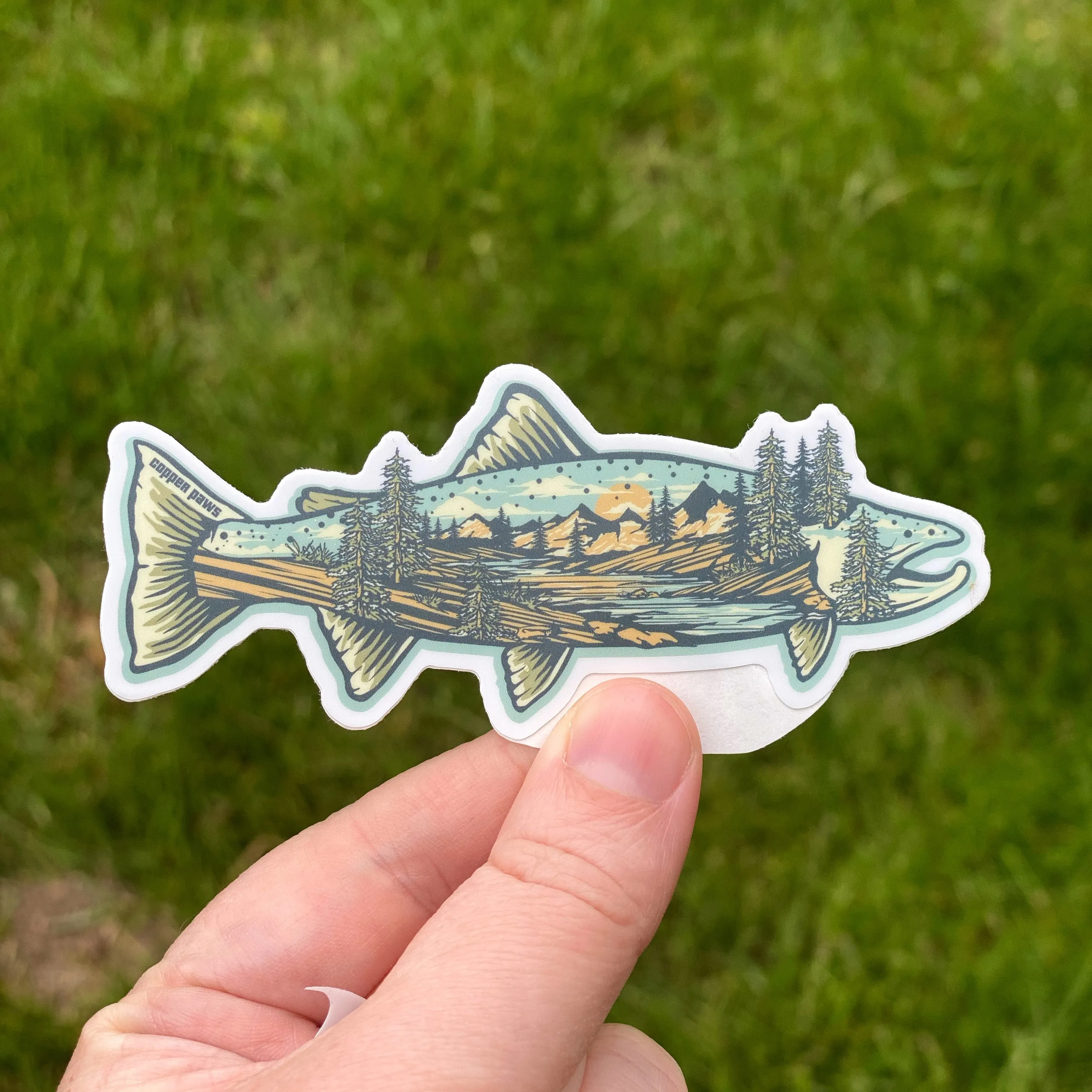 River Trout Sticker